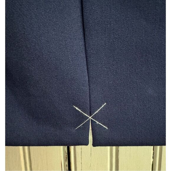 Elegant Navy Blue Women's Skirt - Picture 4 of 5